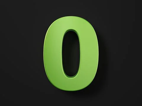 Car paint number zero Stock Illustration