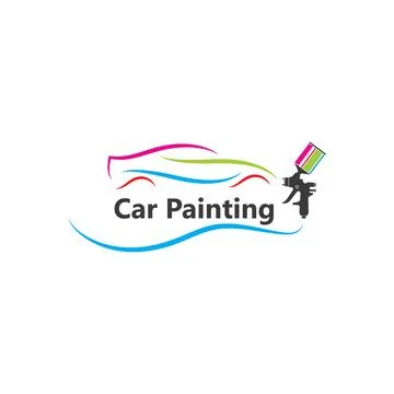 Car paint vector illustration design Stock Illustration