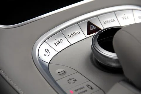Car panel buttons Stock Photos