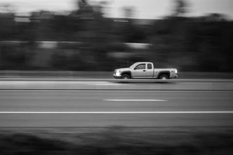 Car panning Stock Photos
