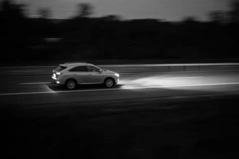 Car panning Stock Photos