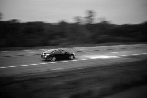Car panning Stock Photos