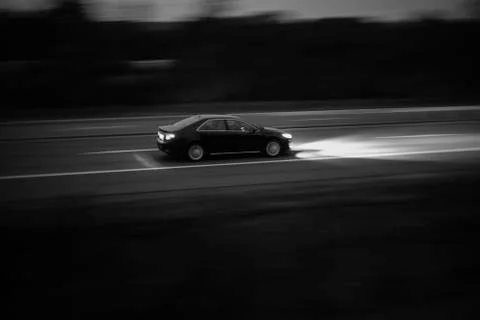 Car panning Stock Photos