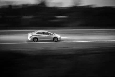 Car panning Stock Photos