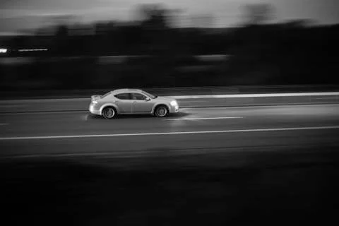 Car panning Stock Photos