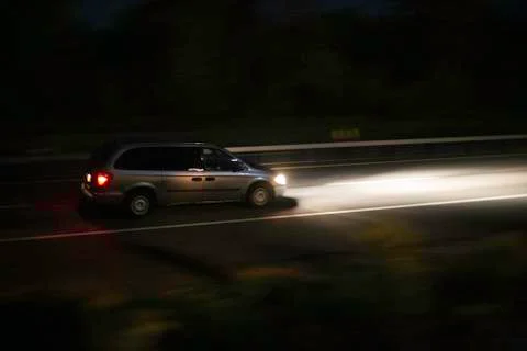 Car panning Stock Photos