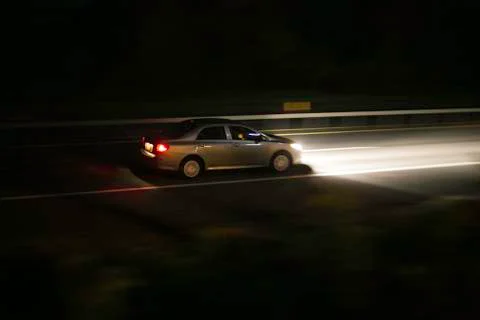 Car panning Stock Photos