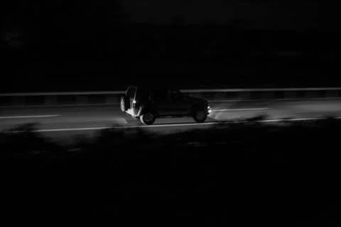 Car panning Stock Photos