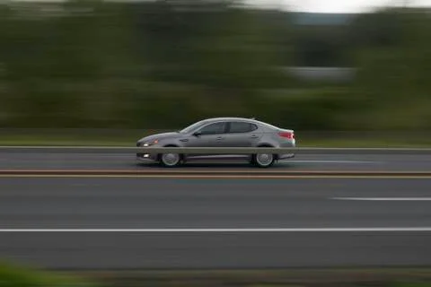 Car panning Stock Photos