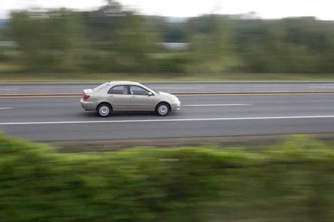 Car panning Stock Photos