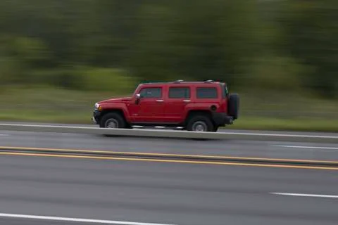 Car panning Stock Photos