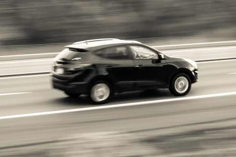 Car panning Stock Photos