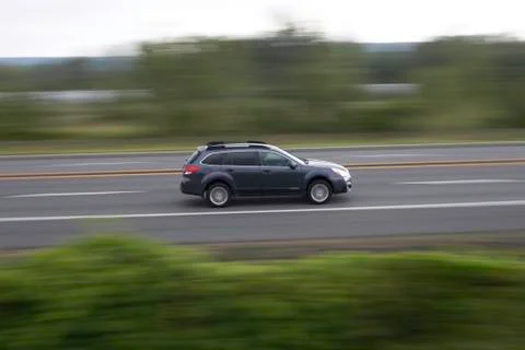 Car panning Stock Photos