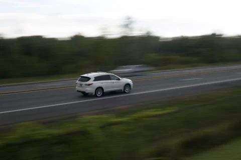 Car panning Stock Photos