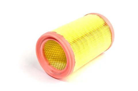 Car paper air filter of the engine or passenger compartment Stock Photos
