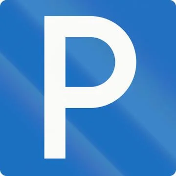 Car Park in Austria Ilustração Stock