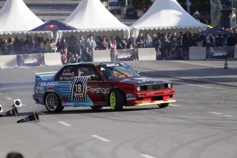 Car Park Drift Sofia, Bulgaria Foto stock