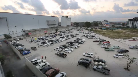 Car park Stockbeeldmateriaal 47743155