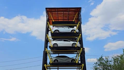 Car park Stock Footage 314909088