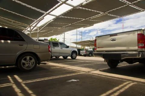 Car park Stock Photos