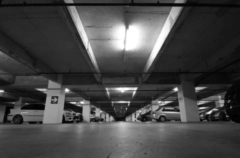 Car park Stock Photos
