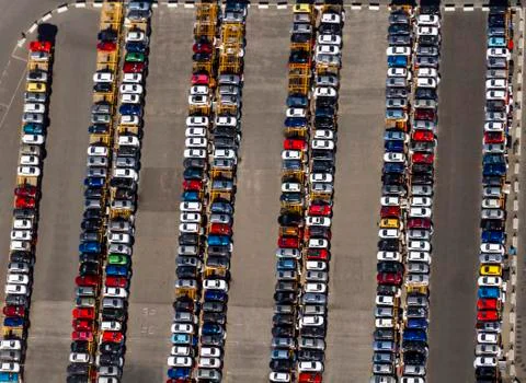 Car park Stock Photos