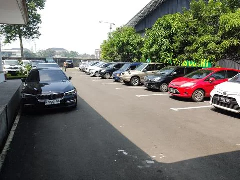 Car park Stock Photos