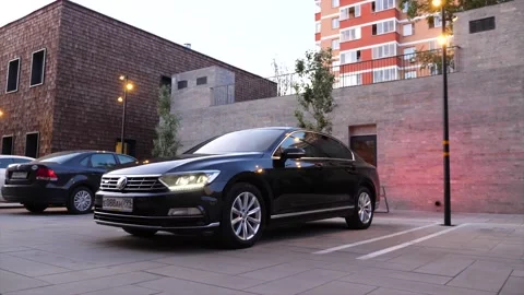 The car is parked Stock Footage 160917087