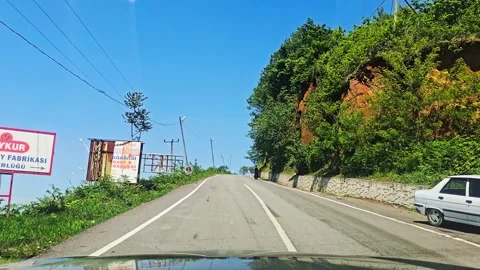 A car parked in front. Stock Footage 282978690