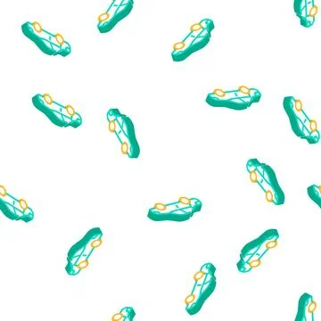 Car parking isometric icon seamless pattern Stock Illustration