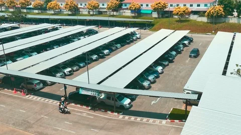 Car parking lot Stock Footage 117969995