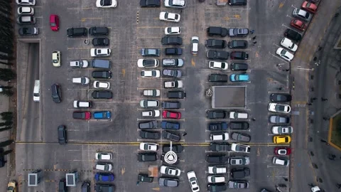Car parking lot Stock Footage 172536385