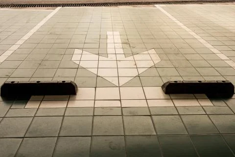 Car parking lot Stock-Fotos