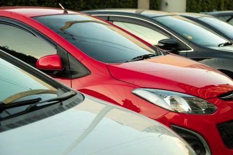 Car parking. Stock Photos