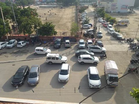 Car parking Stock Photos