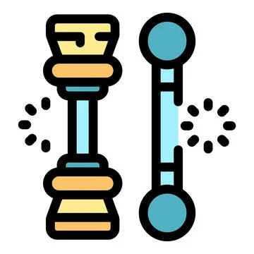 Car part changing with loading status icon displaying progress Stock Illustration