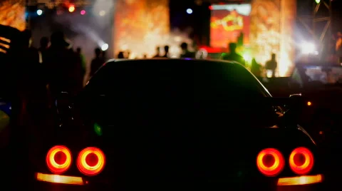 Car party Video stock 813788