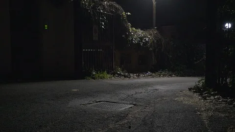 A car passes through a gate Stock Footage 102175755