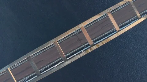 Car passing bridge Stock-Footage 103377432