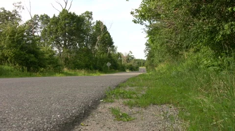 Car passing by Stock Footage 207245