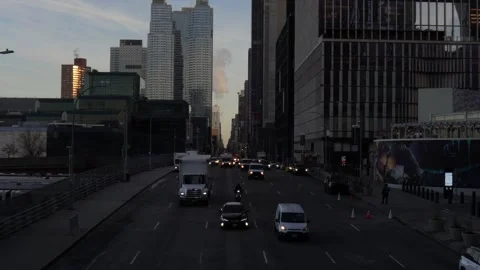 Car passing by Stock Footage 240353338