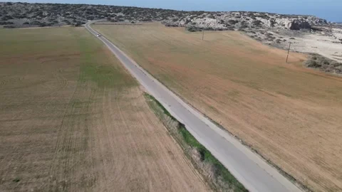 A car passing on the road. Stock Footage 166058108