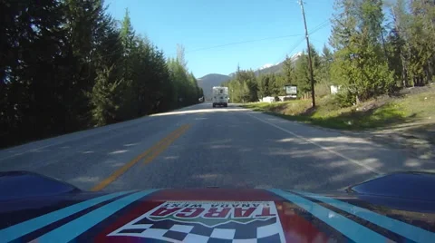 Car passing truck Video stock 5295820