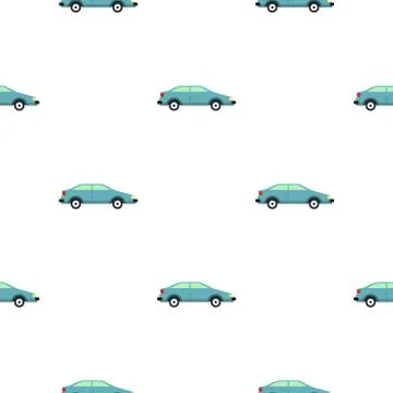 Car pattern flat 스톡 일러스트