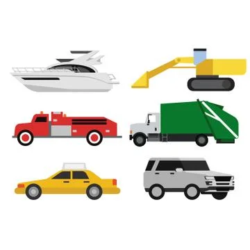 Car pattern flat illustration design Stock Illustration