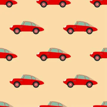 Car pattern Illustrazione stock