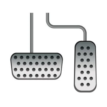 Car pedals. イラスト素材