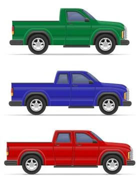 Car pickup illustration Stock Illustration