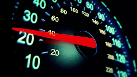 The car pics up speed Stock Footage 103039944