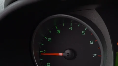 The car pics up speed, Stock Footage 108183153